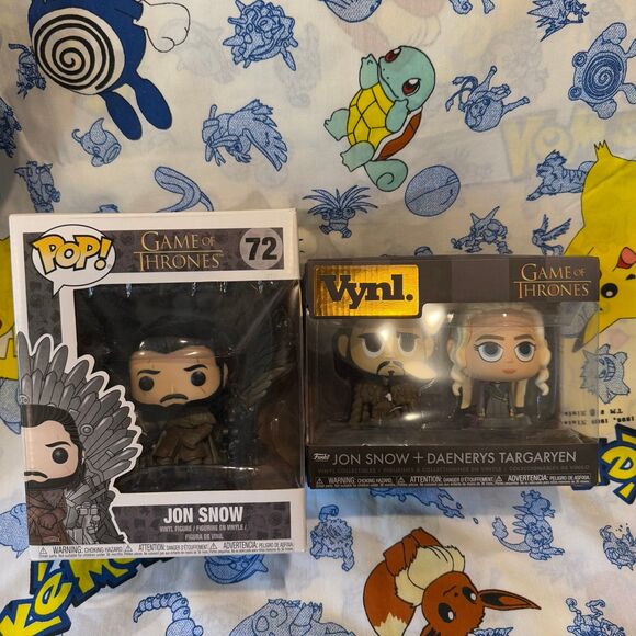 Game Of Thrones Funko Pop & Vinyl John Snow and Daenerys Figure - Picture 1 of 5